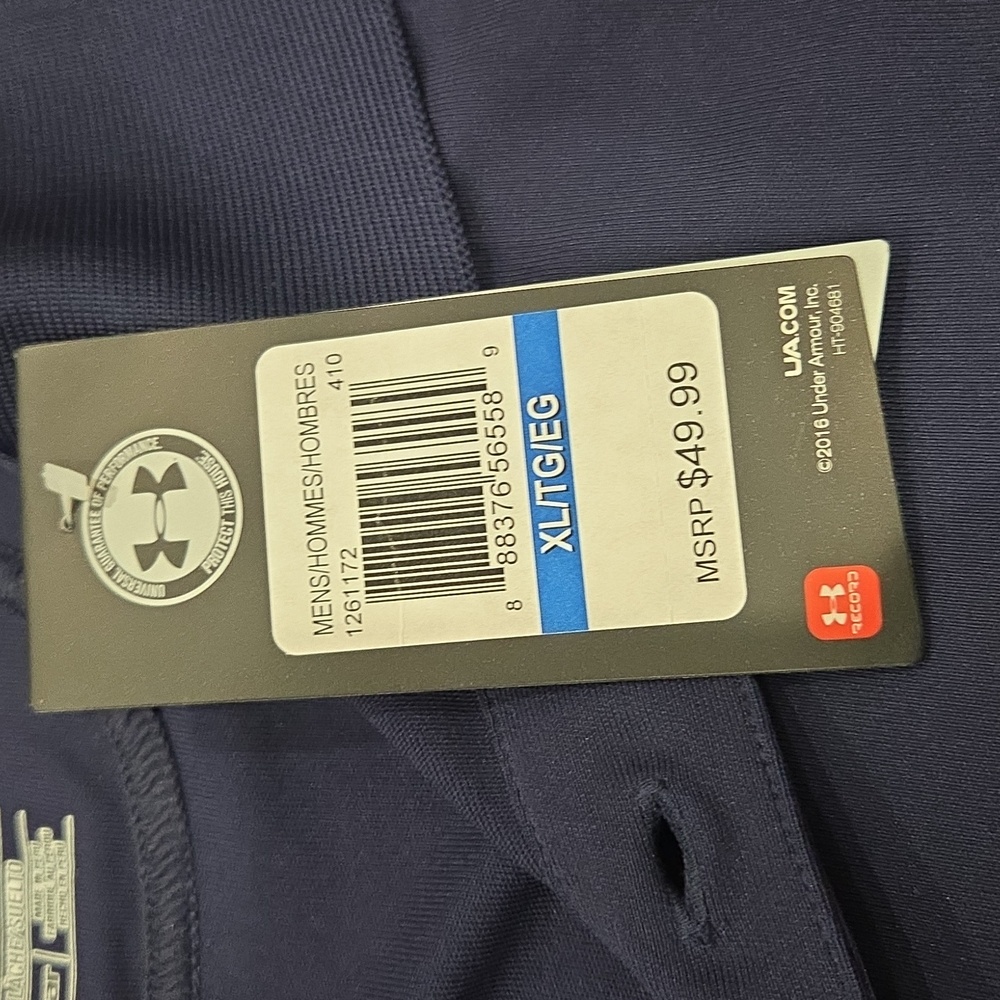 Under Armour Men's Deep Blue Polo Shirt - Picture 4 of 8